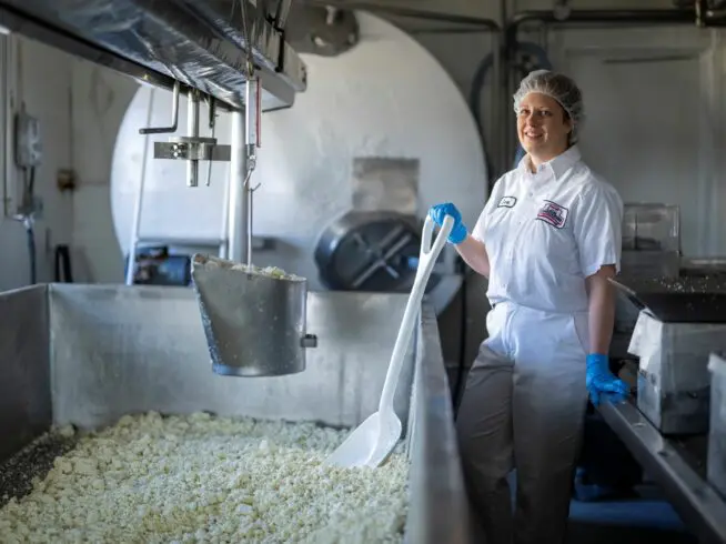 Sara Griesbach is the third woman ever certified by the Master Cheesemaker Program in Wisconsin.