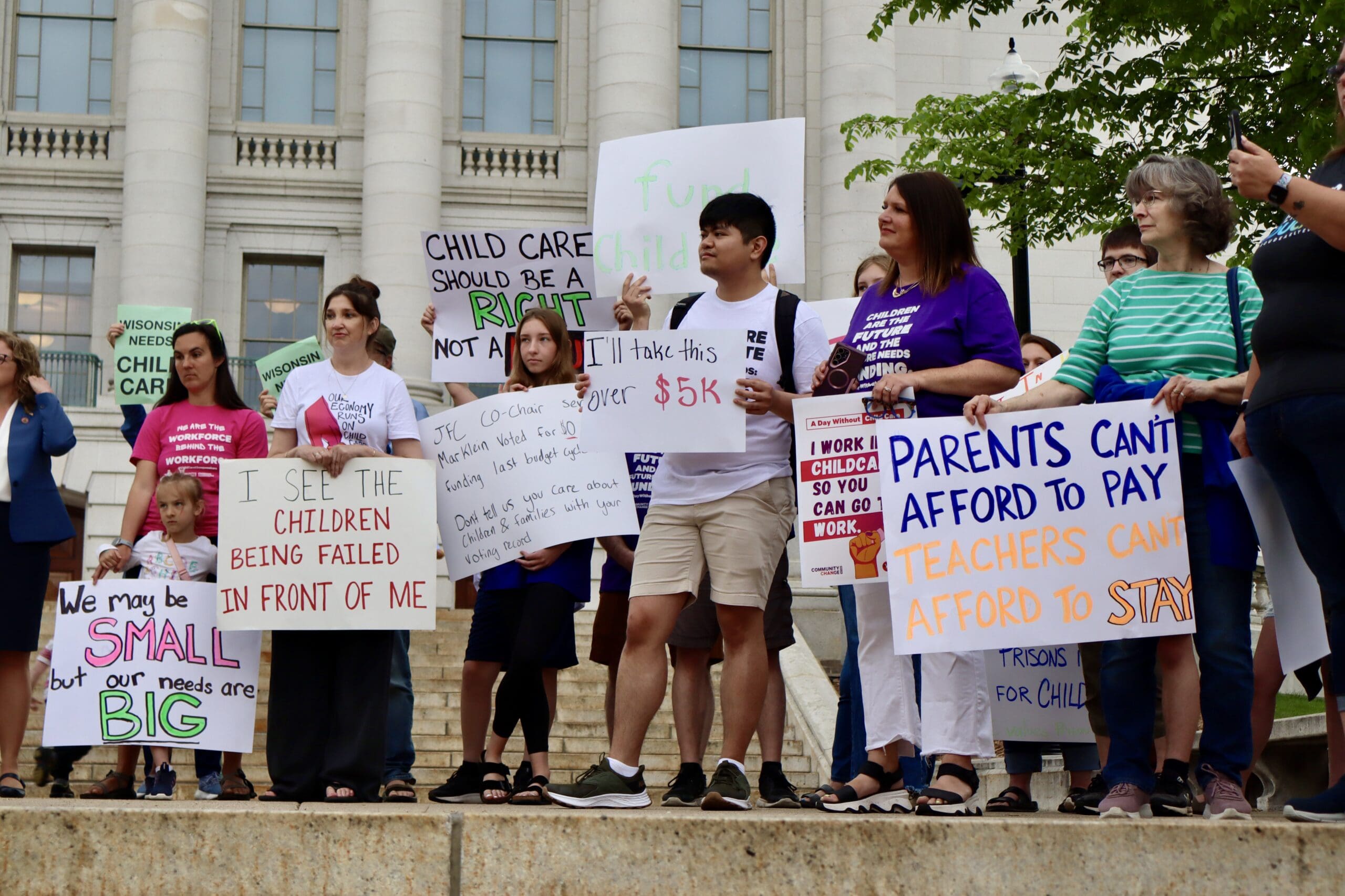 Wisconsin child care centers close in protest of state funding ...