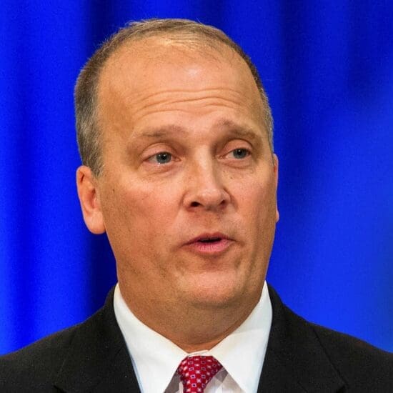 Wisconsin Attorney General Brad Schimel speaks during his inauguration ceremony at the Capitol in Madison, Wis., Jan. 5, 2015.
